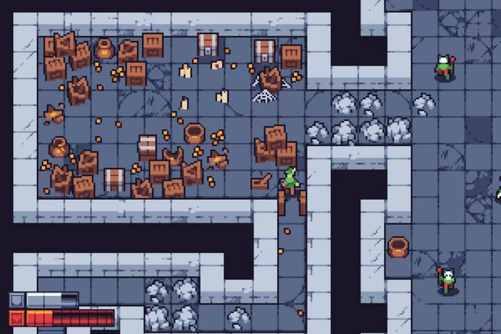 Free Top-Down Roguelike Game Kit Pixel Art