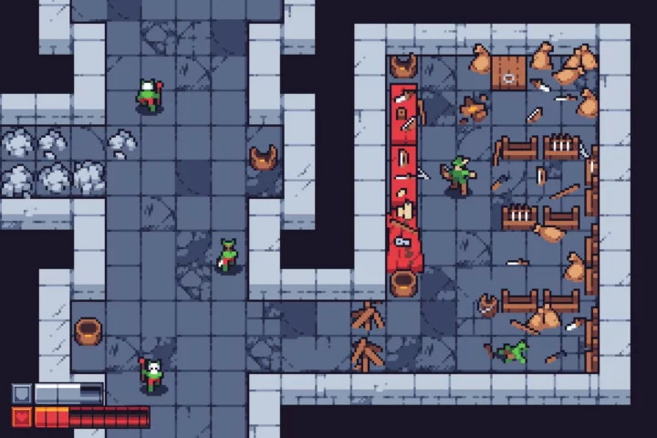 Free Top-Down Roguelike Game Kit Pixel Art