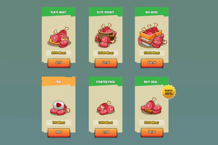 Treasure Shop Cartoon Asset Pack