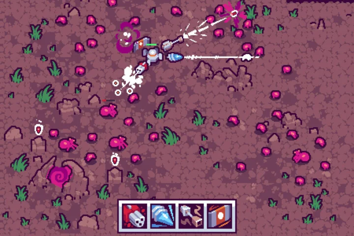 Free Roguelike Shoot ’em up Pixel Art Game Kit