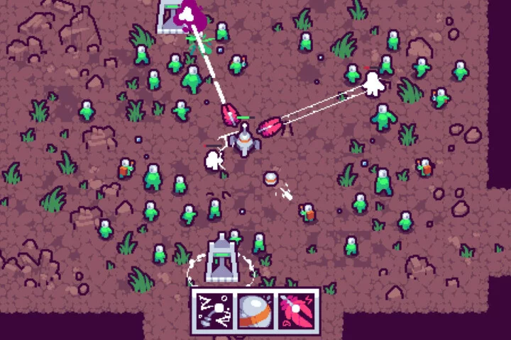 Free Roguelike Shoot ’em up Pixel Art Game Kit