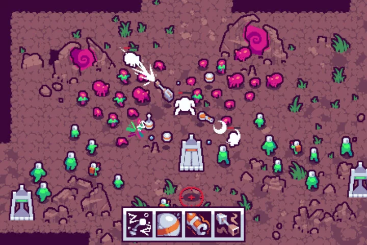 Free Roguelike Shoot ’em up Pixel Art Game Kit