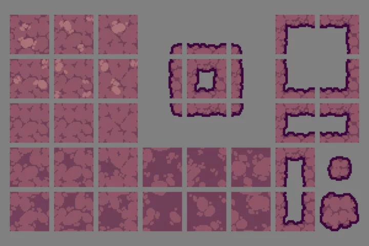 Free Roguelike Shoot ’em up Pixel Art Game Kit