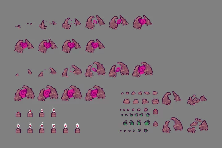 Free Roguelike Shoot ’em up Pixel Art Game Kit