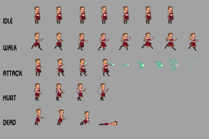 Free Satyr Sprite Sheet Pixel Art Pack