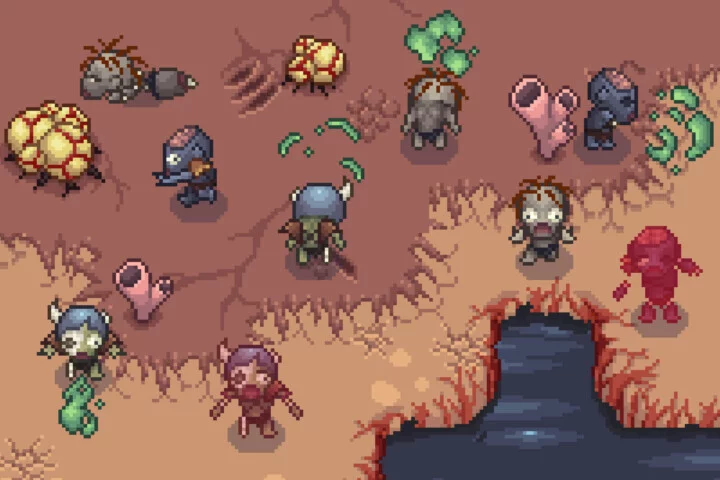 Zombie 4-Direction Pixel Character Sprite Pack