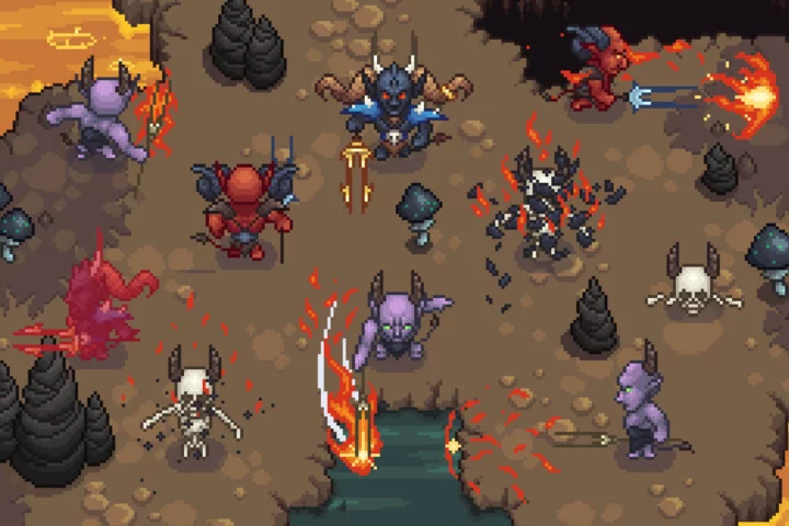 Demons 4-Direction Pixel Character Sprite Pack