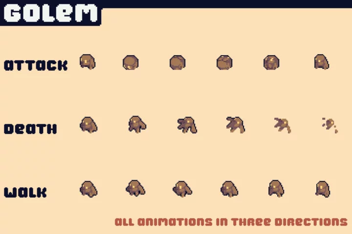 Medieval Enemy for TD Pixel Asset Pack