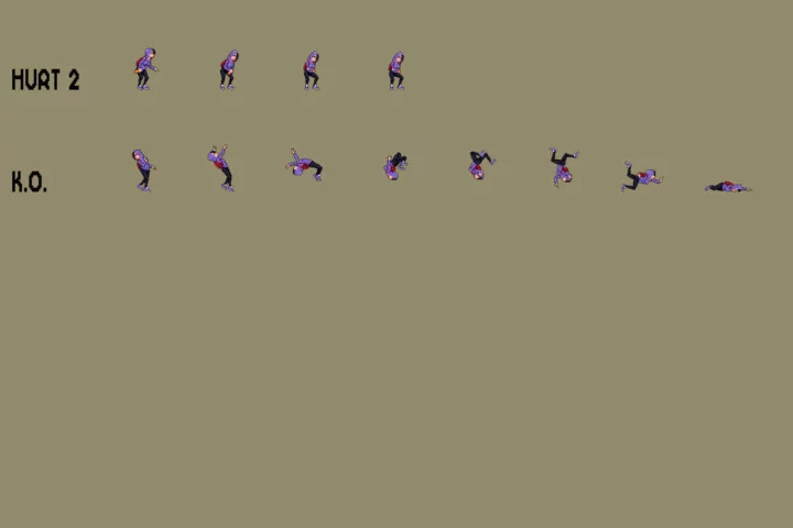 Free Graffiti Artist Sprite Sheet Pixel Art Pack