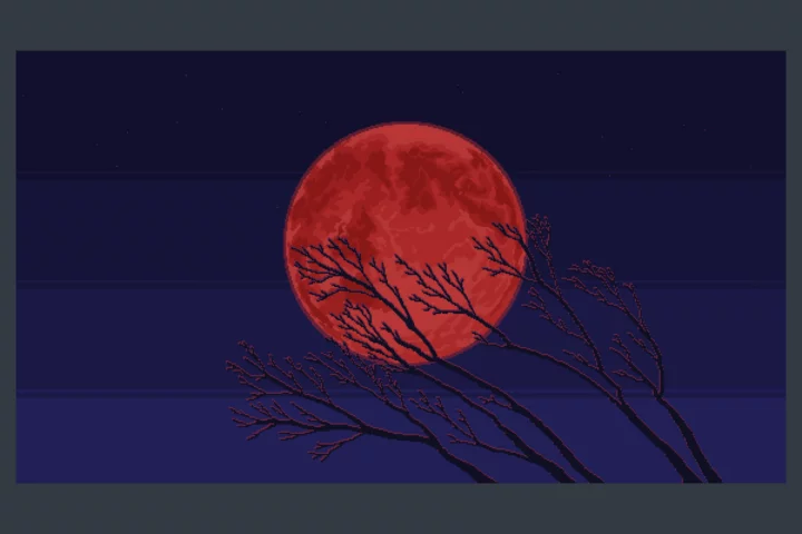 Free Moon Pixel Game Backgrounds