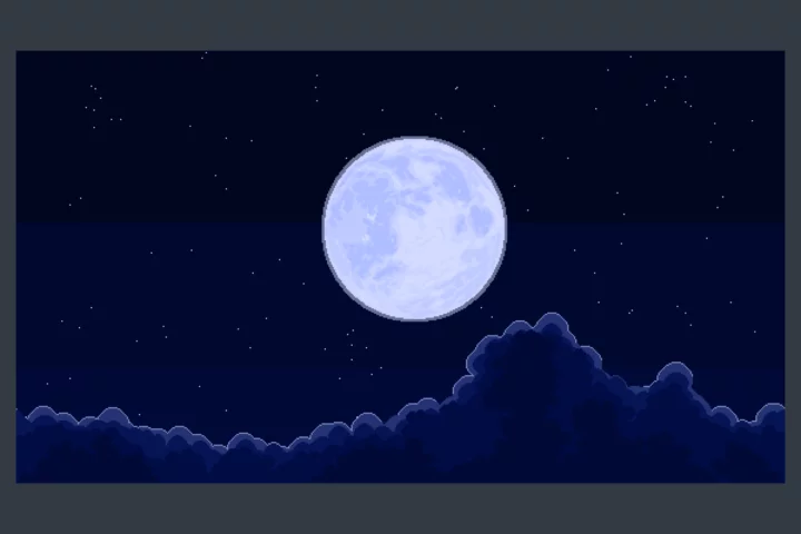 Free Moon Pixel Game Backgrounds