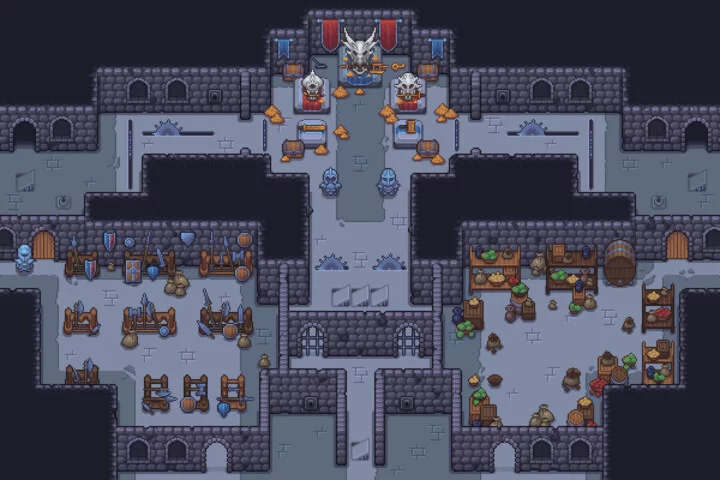 Free Pixel Art Dungeon Objects Asset Pack