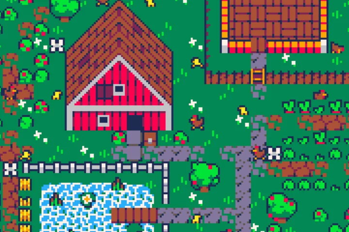 Free Retro Tiny Farm Kit Pixel Assets for Pico-8