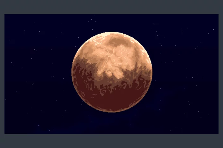 Planet in Space Pixel Art Backgrounds Pack