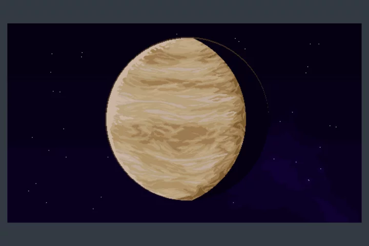 Planet in Space Pixel Art Backgrounds Pack