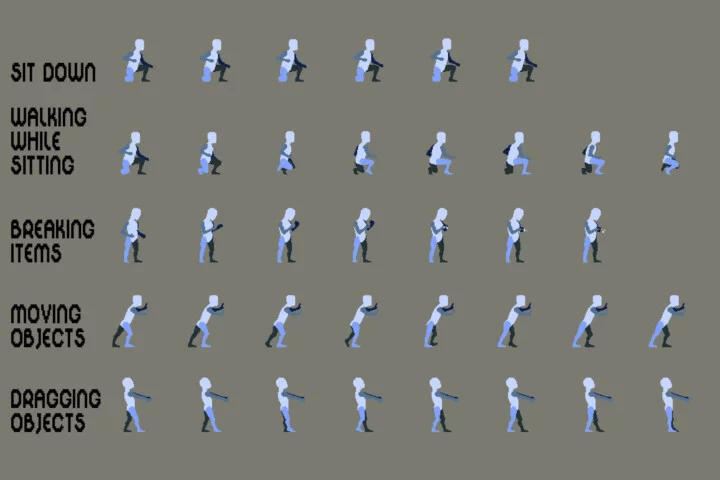 Single Pixel Prototype Character Sprite Pack 4