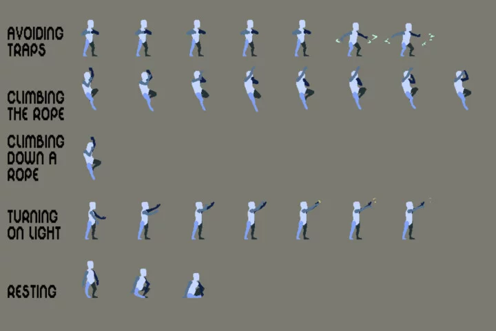 Single Pixel Prototype Character Sprite Pack 4