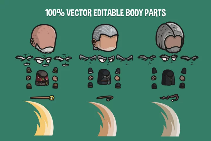 Chibi Time Keeper Character Sprites