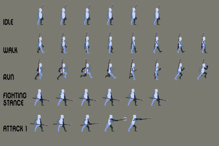 Pixel Art Prototype Medieval Character Pack 6