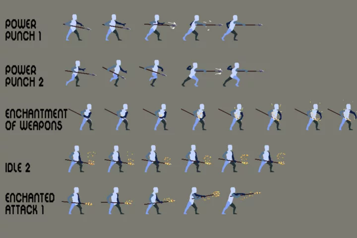 Pixel Art Prototype Medieval Character Pack 6