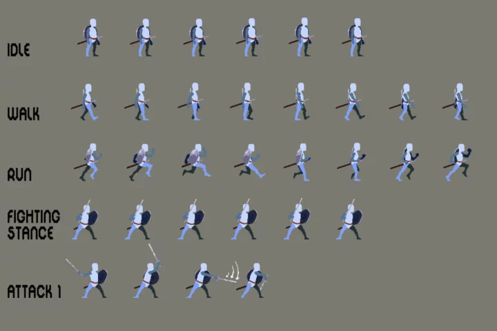 Pixel Prototype Medieval Character Sprites Pack 5