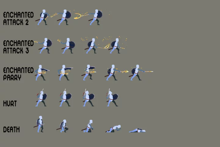 Pixel Prototype Medieval Character Sprites Pack 5