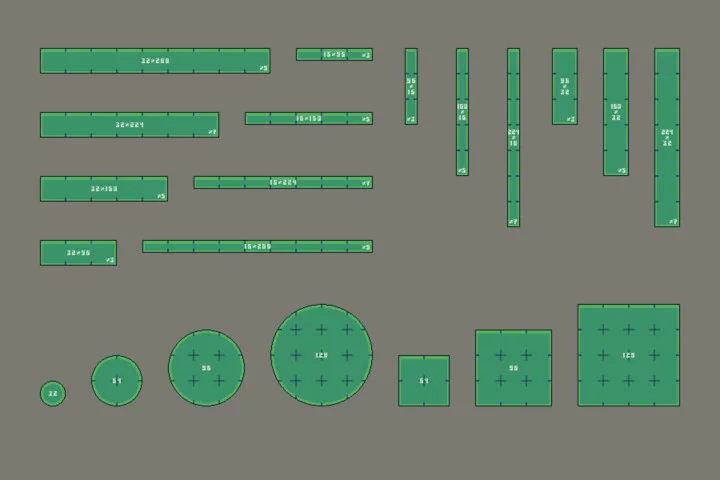 Free Prototype 2D Platformer 32×32 Pixel Tileset