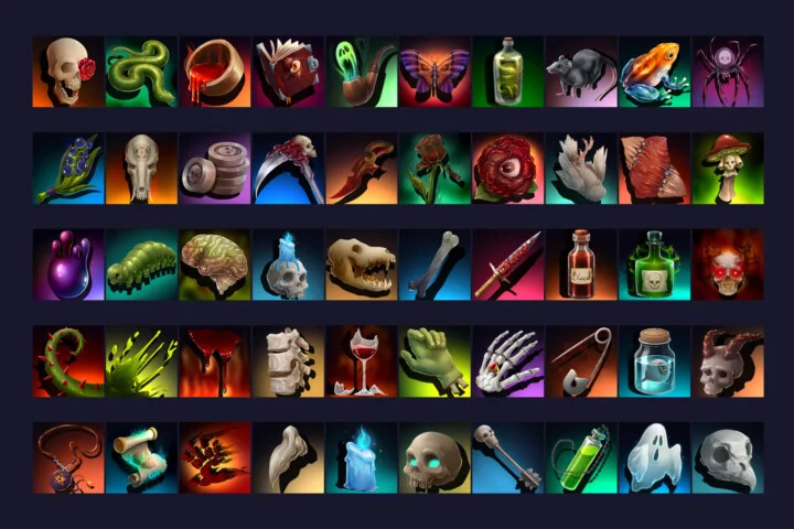 RPG Death Attribute Game 512×512 Icons