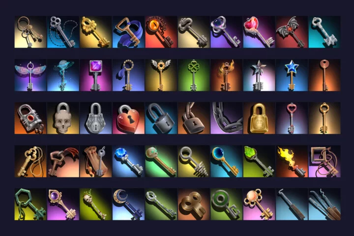 RPG Key Game 512×512 Icons