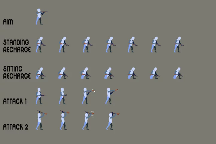 Pixel Art Prototype Character Sprites Pack 8