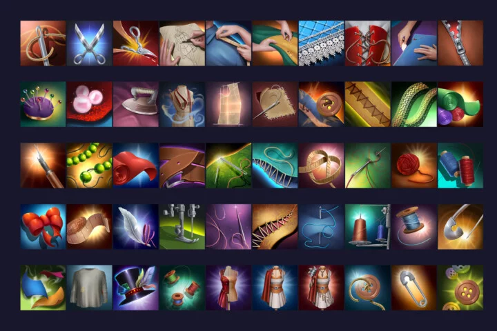 RPG Tailor Skill Game 512×512 Icons