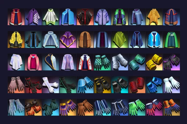 Free Cyberpunk Gloves and Cloak 512×512 Icons