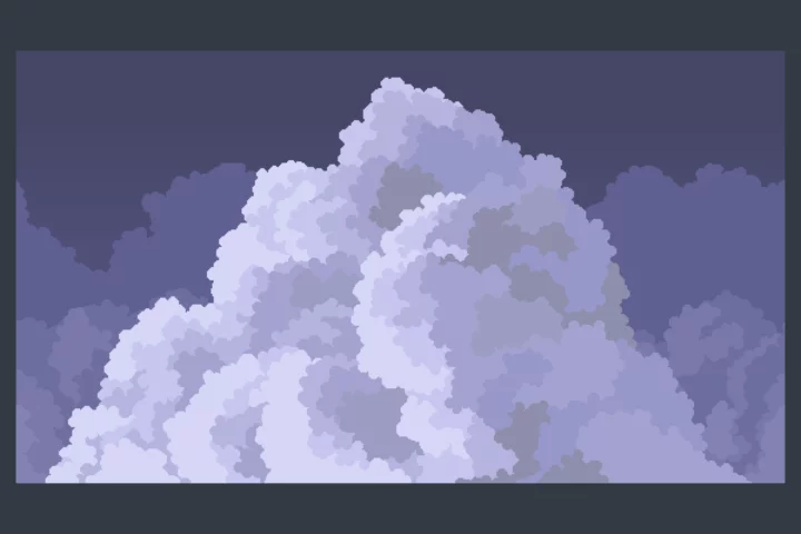 Free Sky with Clouds Pixel Seamless Backgrounds