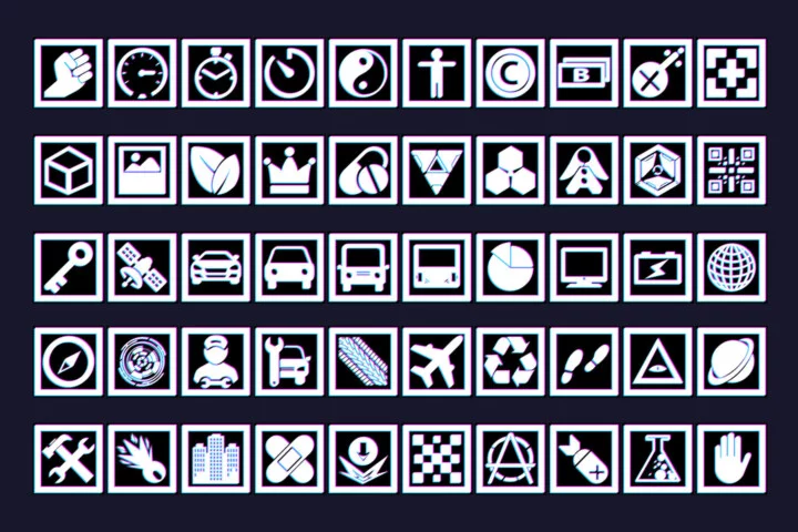 Game 512×512 Icons for Cyberpunk UI