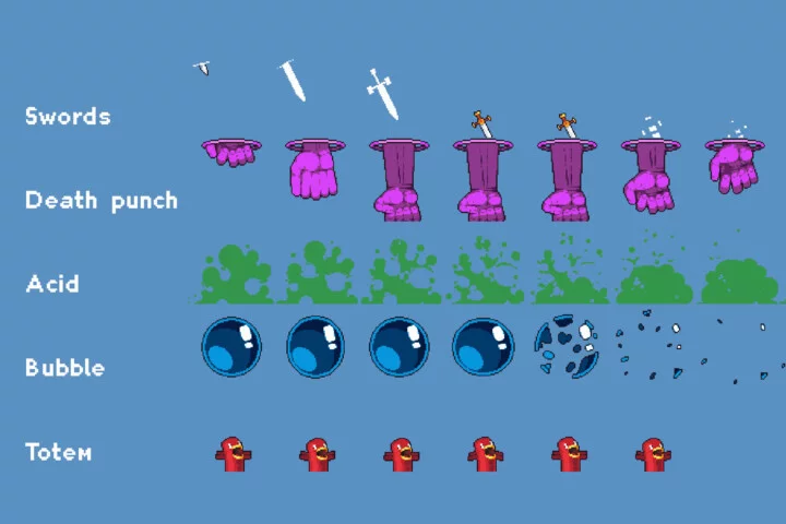 Magic Effects Pixel Art Asset Pack 4