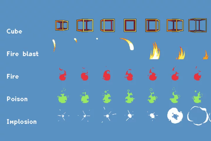 Magic Effects Pixel Art Asset Pack 4