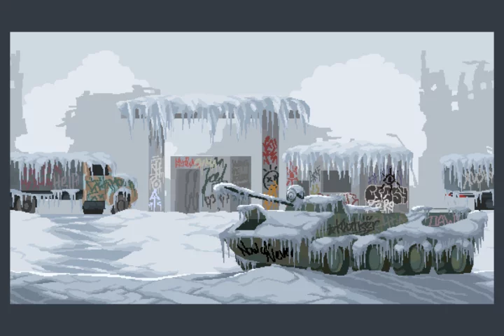 Free Post-Apocalypse Pixel Art Backgrounds for Game Projects