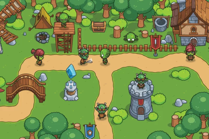 Free Top-Down Goblin Character Sprite