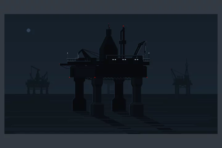 Industrial Zone Pixel Art Backgrounds