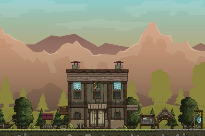 Medieval Fisherman Tileset for Platformers