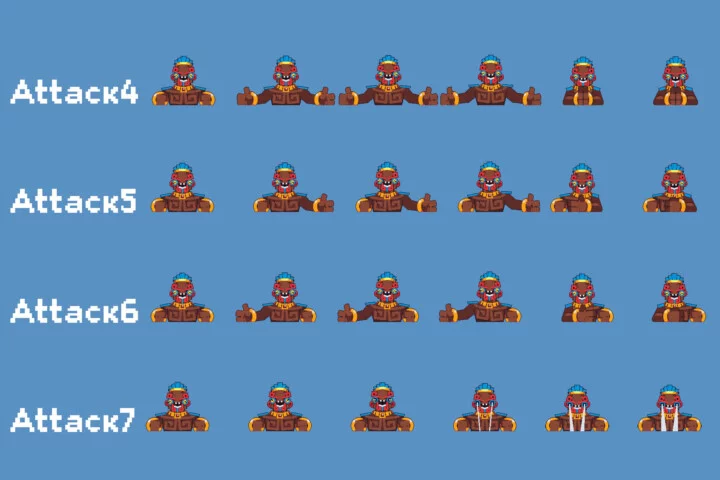 Mega Boss for Tiny Platformer Pixel Sprite Pack