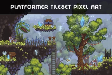 Free Platformer Game Tileset Pixel Art Free Platformer Game Tileset Pixel Art