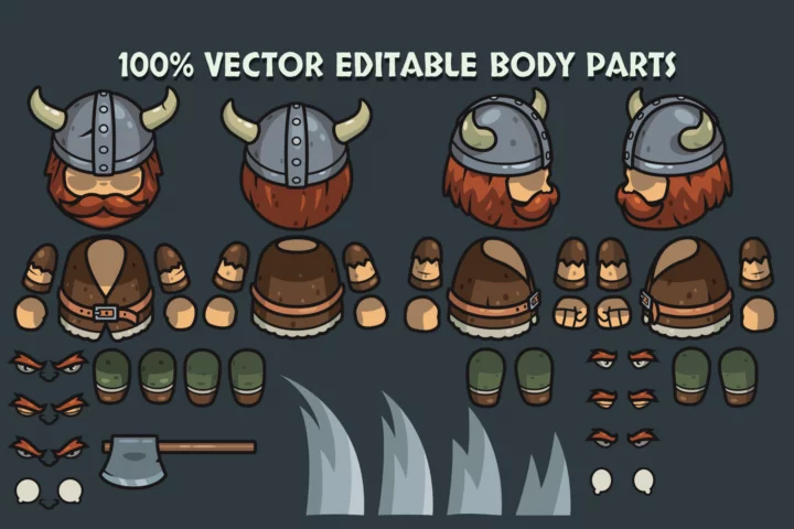 Free Top-Down Boss Character 4-Direction Pack