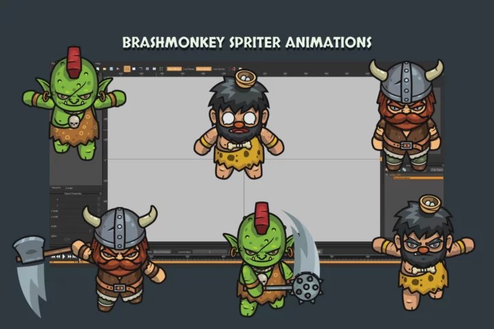 Free Top-Down Boss Character 4-Direction Pack