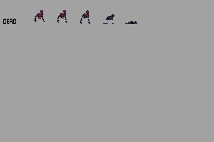 Pixel Dark Elf Queen Animated Sprite Pack