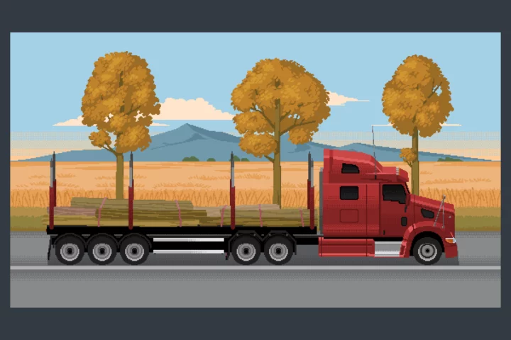 Road Backgrounds with Cars Pixel Art Asset Pack