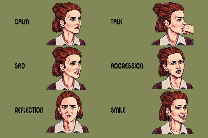 Survivalist Dialog Portrait Pixel Asset Pack
