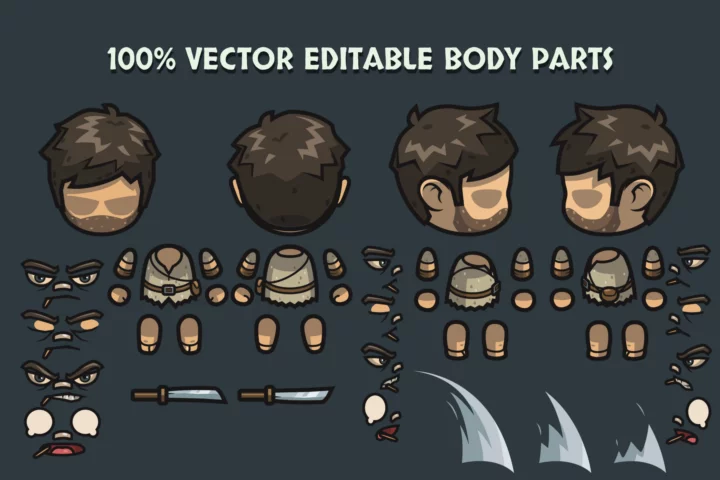 Free Medieval Bandit 4-Direction Character Pack