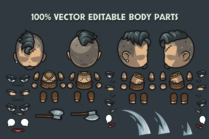 Free Medieval Bandit 4-Direction Character Pack