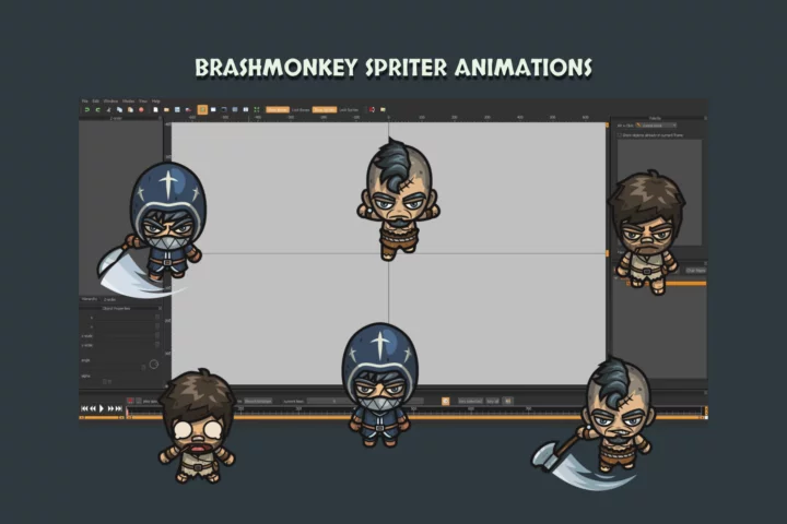 Free Medieval Bandit 4-Direction Character Pack